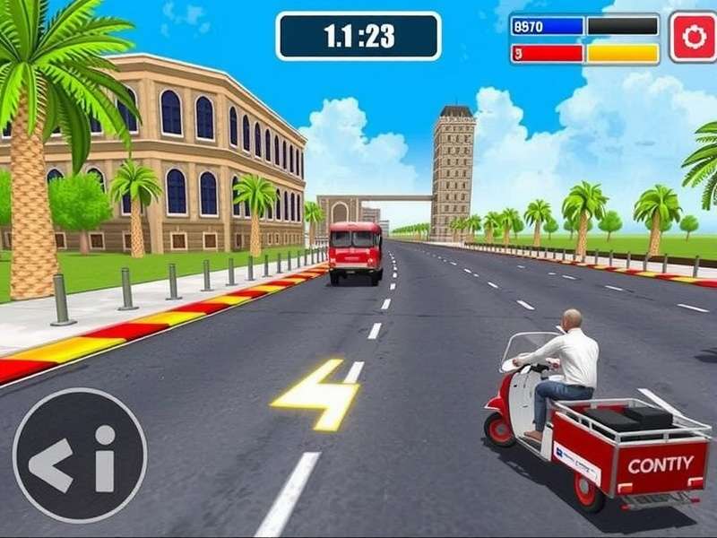 Rickshaw Elite India Game Screenshot